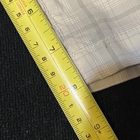 Avia Cream and Gray Athletic Shorts with Plaid Design - Picture 4 of 13